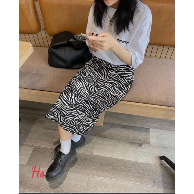 Set Bộ Áo Thun + Chân Váy Ngựa Vằn RIP Unisex X.store Có Ảnh Thật + Đánh Giá