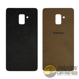 Miếng dán da galaxy a8 plus 2018 da bò 100%