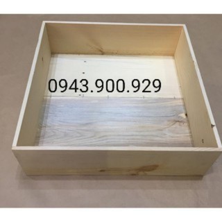 Combo 5c Khay Gỗ 27*37cm đựng hoa quả, đựng quà