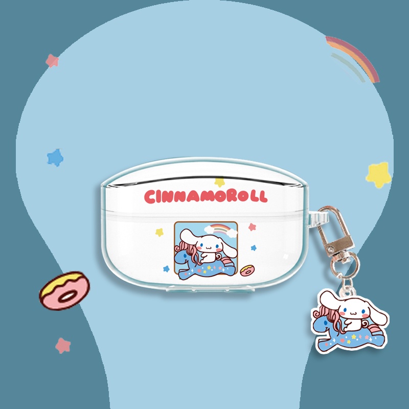 Vỏ Bảo Vệ Hộp Sạc Tai Nghe SONY WF1000XM4 TWS Bằng TPU Mềm Trong Suốt + Dây Chuyền Chống Sốc