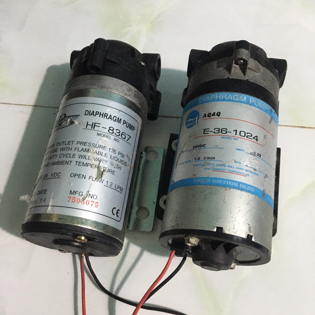Bơm máy lọc nước RO & Bơm máy phun sương hệ 24VDC