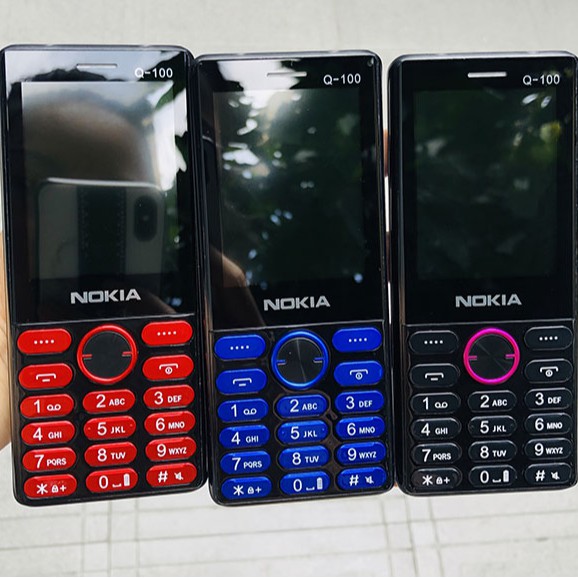 Điện thoại Nokia Q100 siêu rẻ - 2Sim và 2 Sim - Pin sạc đủ - Bảo Hành 12 tháng