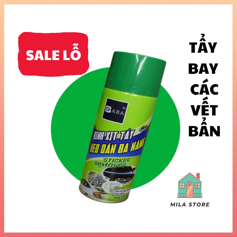 Bình Xịt Tẩy Đa Năng - Làm Sạch Các Loại Băng Keo - Mila Store