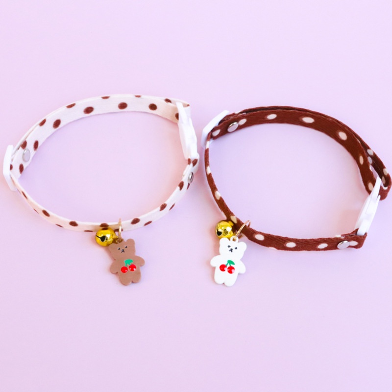 [ TẶNG CHUÔNG ] vòng cổ kèm charm nhựa cho chó mèo