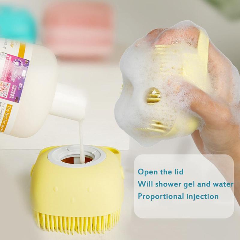 Bàn Chải Silicone Dùng Tắm Rửa Cho Thú Cưng Tiện Dụng 27