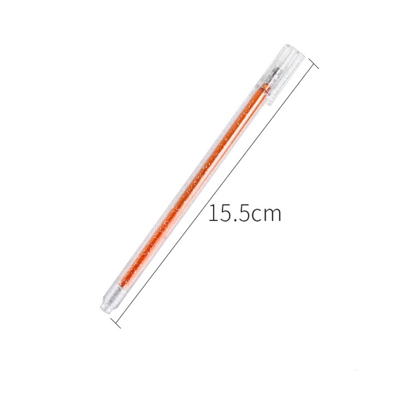 Bút gel Kim Tuyến 12 Màu Ánh Kim Tuyến Kèm Cọ Vẽ Màu Đen Và Trắng