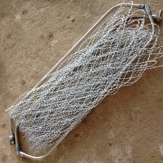 vành vợt cá INOX - lưới cacbon