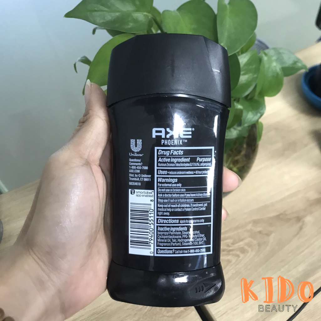 Lăn Sáp Khử Mùi Nam AXE Apollo | Phoenix 76g / 85g - Sáp ngăn mùi Axe Mỹ / Xịt axe