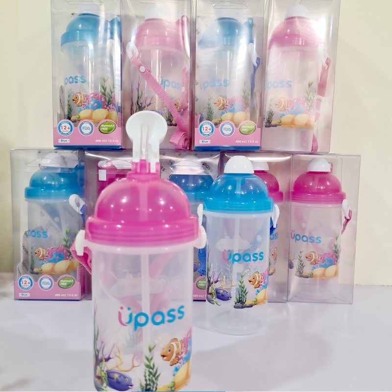 Bình uống nước cho bé 420ml Upass