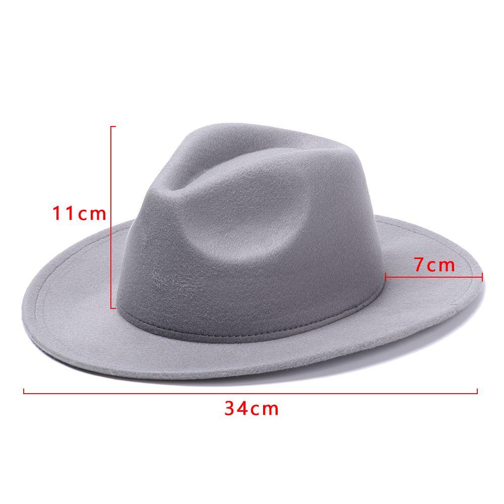 Mũ Fedora Rộng Vành Thời Trang Vintage Cho Nữ MIHAN1