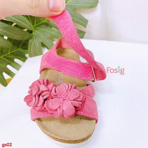 [19-30.5] Giày Sandal Bé Gái NXT - Hồng Hoa Nxt