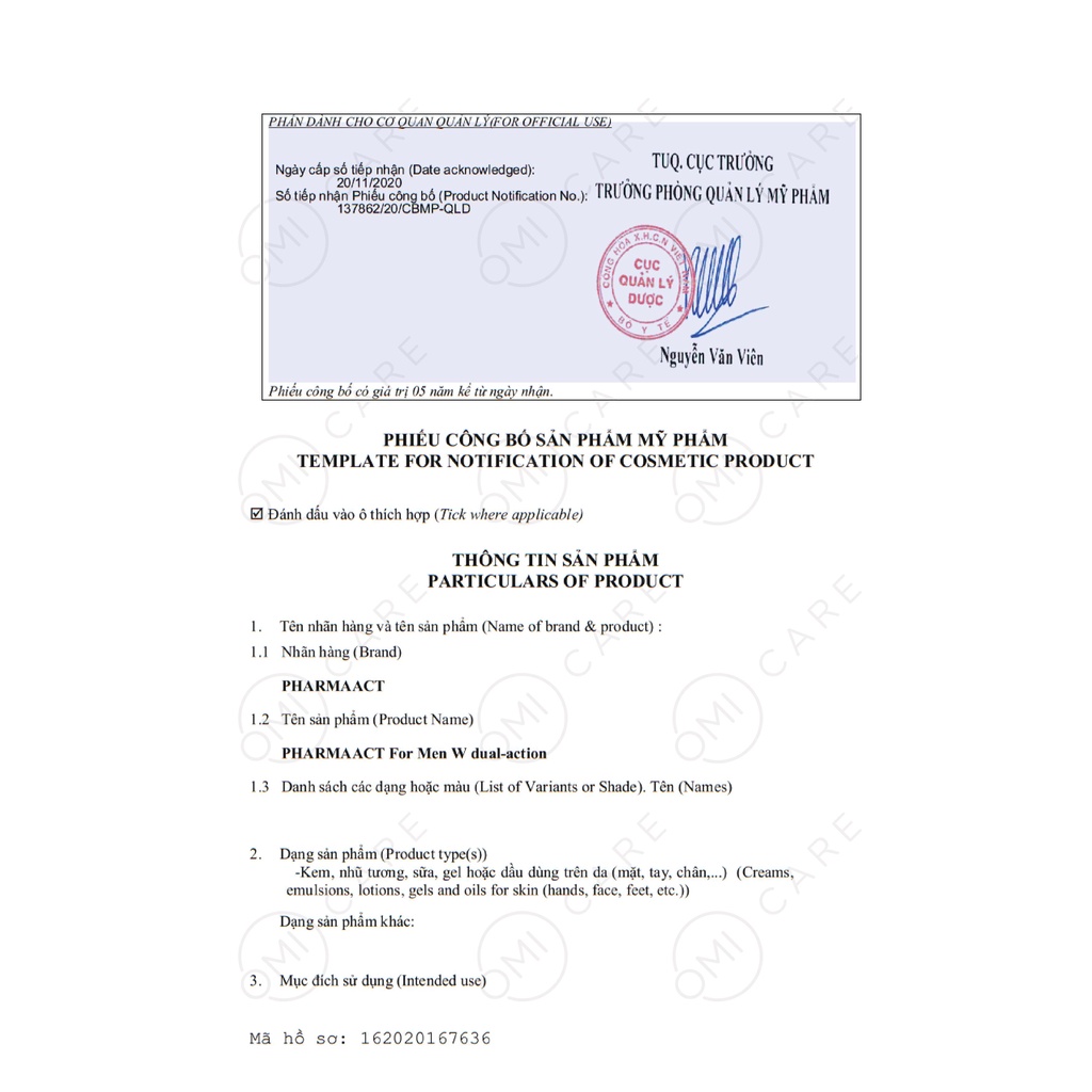 Sữa Rửa Mặt Bạc Hà Mát Lạnh, Làm Sạch Sâu Cho Nam Giới Pharmaact Cool Facial Foam Nhật Bản (130g)