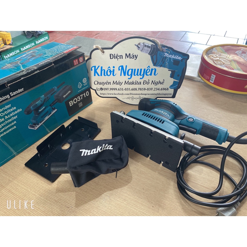 Máy chà nhám rung chữ nhật Makita BO3710 190W