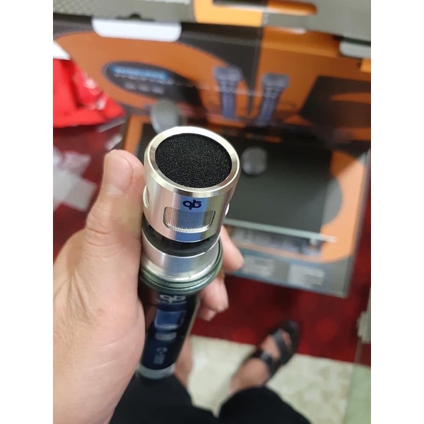 QT Acoustic C300 - Micro hát karaoke hay, giá rẻ, chống hú tốt, có tự ngắt
