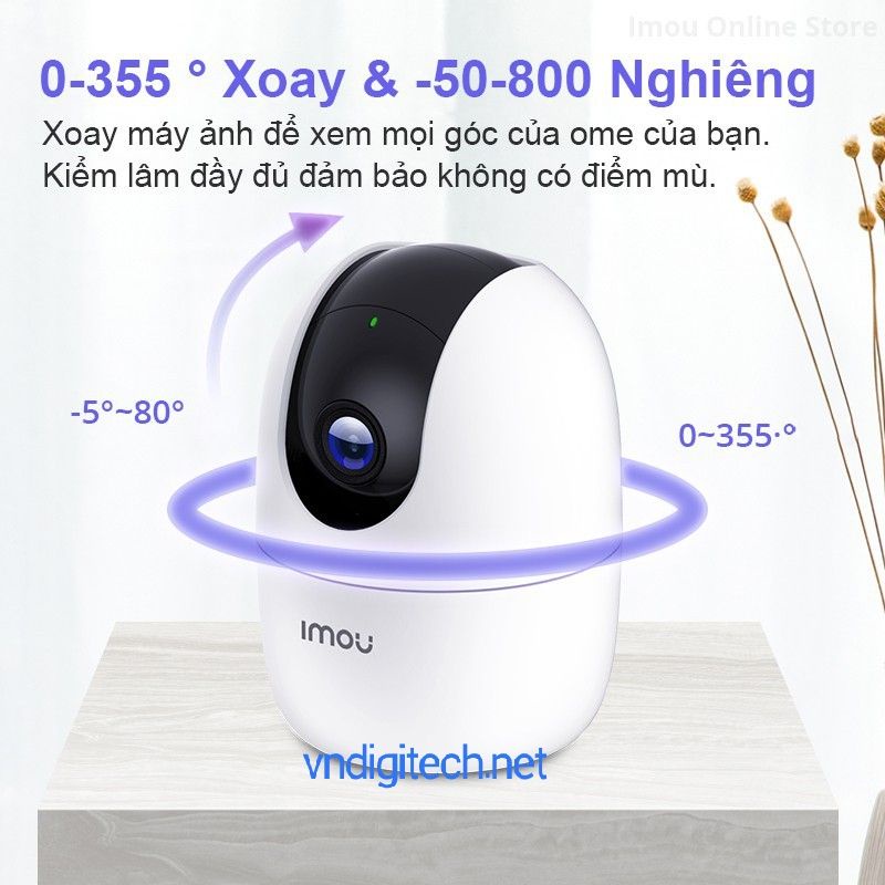 Camera wifi Imou A22EP Full HD  Cam IP Chính hãng quay quét theo dõi thông minh - Bảo hành 2 năm!
