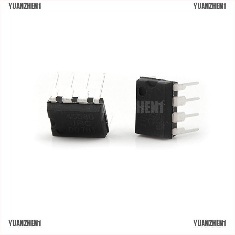 Set 20 IC JRC4558D 4558D DIP8 OP AMP DIP8 tiện dụng