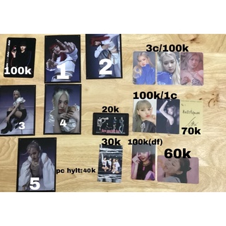 Card thẻ bài blackpink,postcard,...