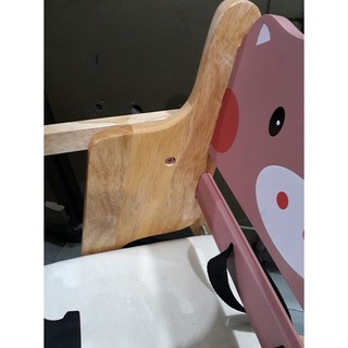 Ghế ăn bột gỗ hình thú