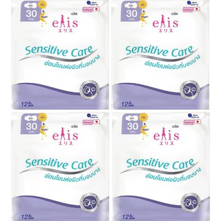 Băng Vệ Sinh Elis Sensitive Care RP 12 Miếng 30cm combo 4 gói