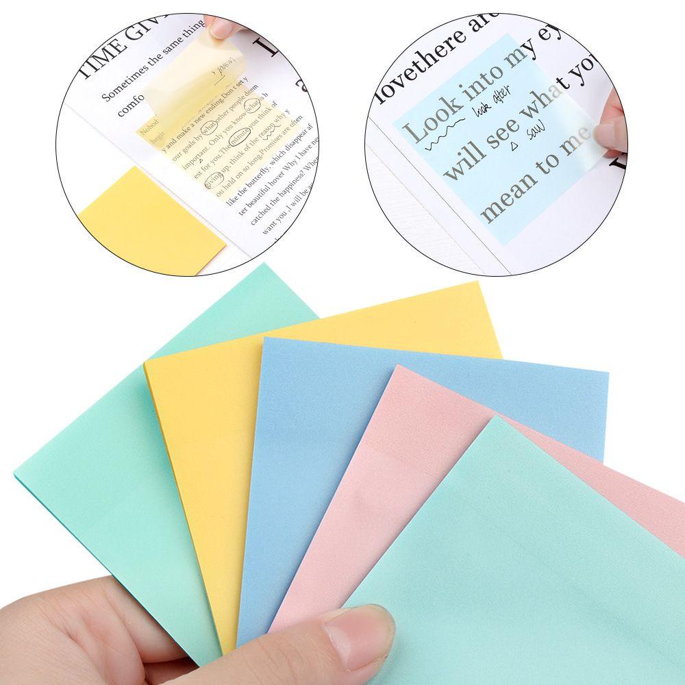 FAY Tập Giấy Ghi Chú Trong Suốt Chống Thấm Nước Tiện Dụng