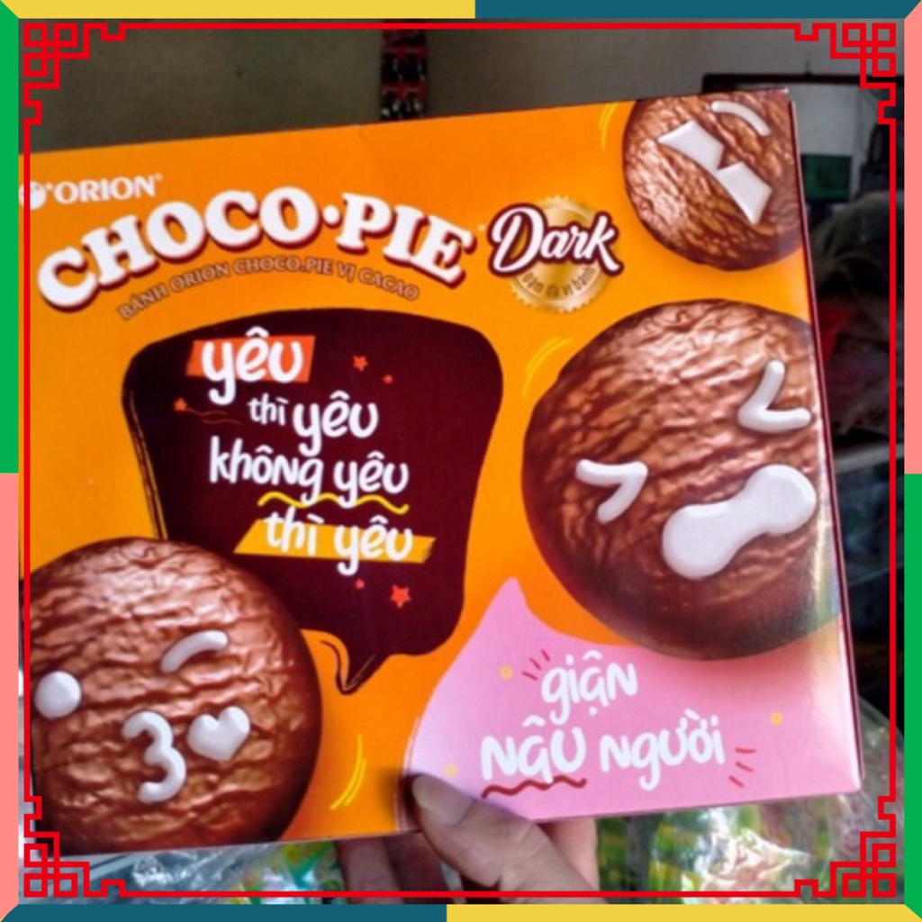 Hộp 12 Bánh Chocopie Dark Orion 360g