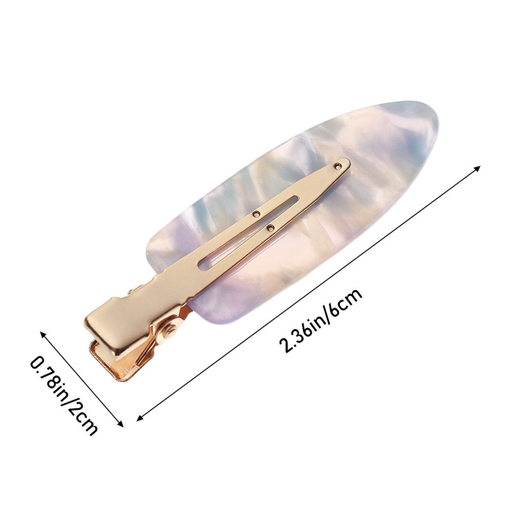 (Hàng Mới Về) Kẹp Tóc Không Đường May Tạo Kiểu Tóc Thời Trang Cho Nữ