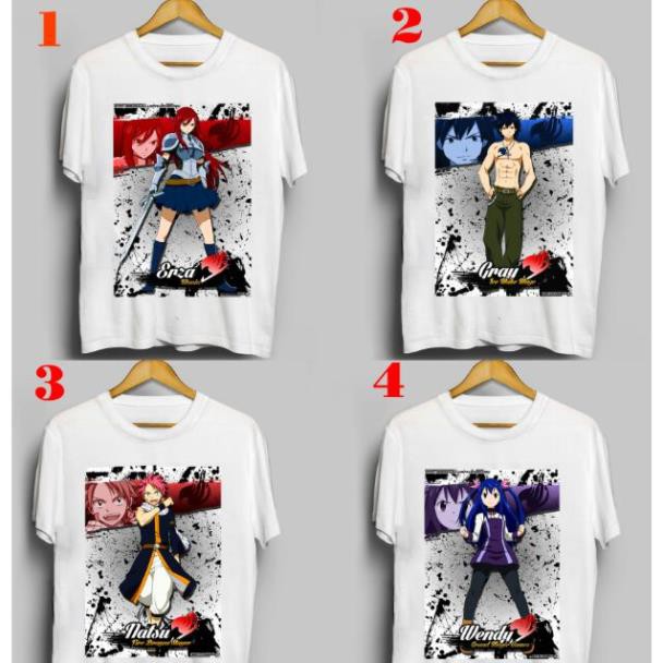 SIÊU HOT - Bốn mẫu áo thun hội pháp sư Fairy tail / có size trẻ em