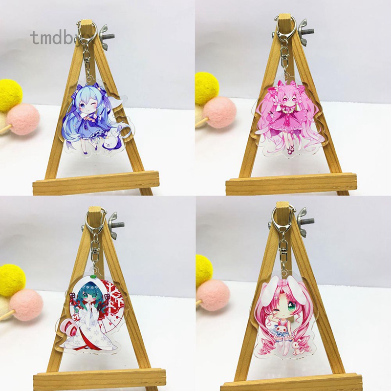Tmdbyx Móc khóa acrylic hình nhân vật Hatsune Miku đáng yêu dùng làm quà tặng