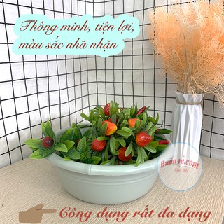 CHẬU NHỰA ĐỐT TRÚC SONG LONG 2851