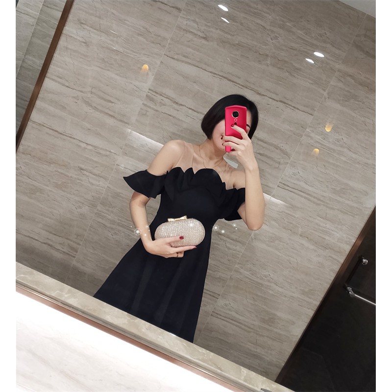 Clutch Lady Xếp Ly Hộp Cứng Sang Trọng - MA180