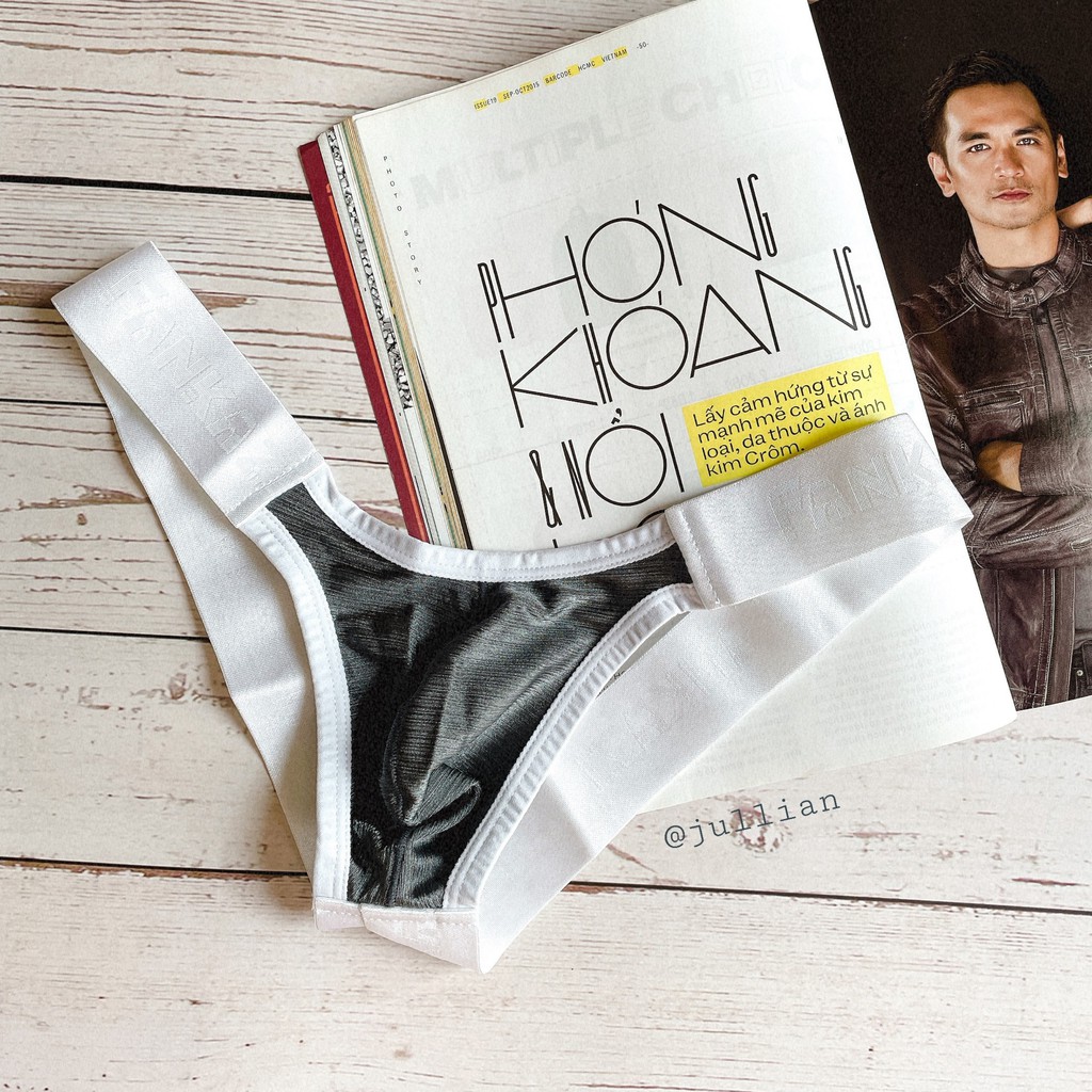 Quần lót nam jockstrap nâng mông không đai lưng cá tính - FANKAZAI 03