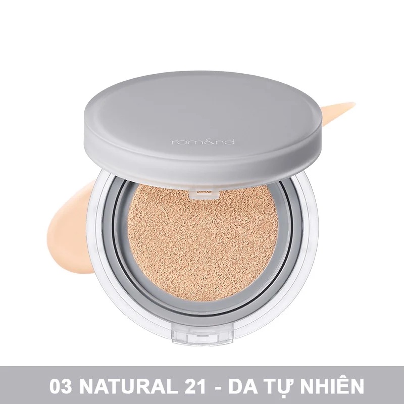 Phấn Nước Che Phủ Hoàn Hảo, Mỏng Nhẹ Tự Nhiên Romand NU Zero Cushion SPF24/PA++ 15g - Ninishop
