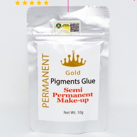 Keo nối mi Gold Pigments glue, hoàng cung, vương miện chai 10ml, dùng tạo fan