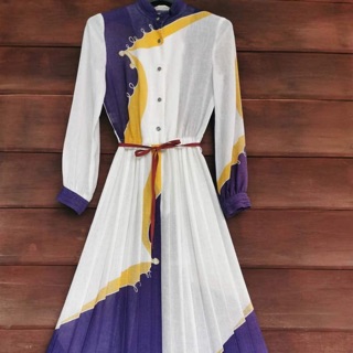 210 Đầm voan vintage