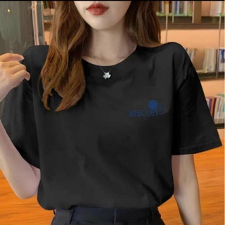  Áo thun giấy nữ cotton in chữ Biscuit đơn giản trẻ trung phù hợp mọi độ tuổi mẫu mới đẹp hot hit bán chạy giá tốt 