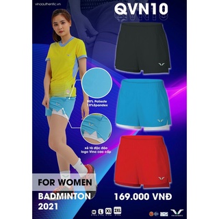 Quần Thể Thao Nữ QVN10 2 lớp Vina Sport Chất Thun Poly Thấm Hút Mồ Hôi, Thoáng Mát, Co Dãn Tốt, Full Size, Đồ Tập Gym
