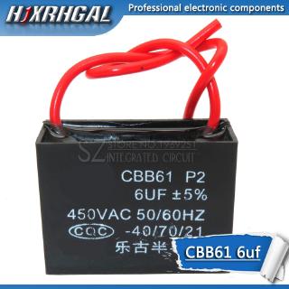 1 Tụ Điện CBB61 6UF 450VAC Chuyên Dụng