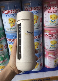 Bình nước thuỷ tinh Lúa mạch chia vạch Ensure 300ml