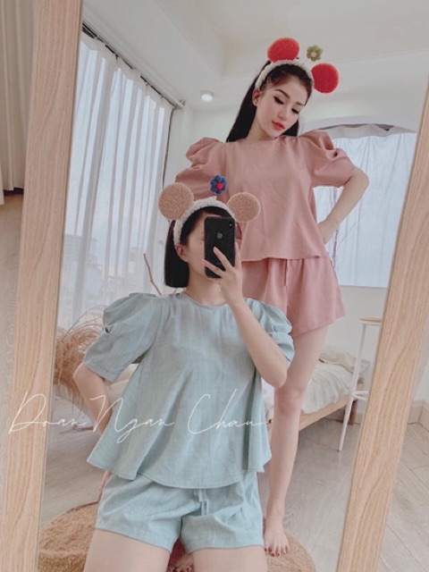 Bộ đũi tay bồng cho nữ