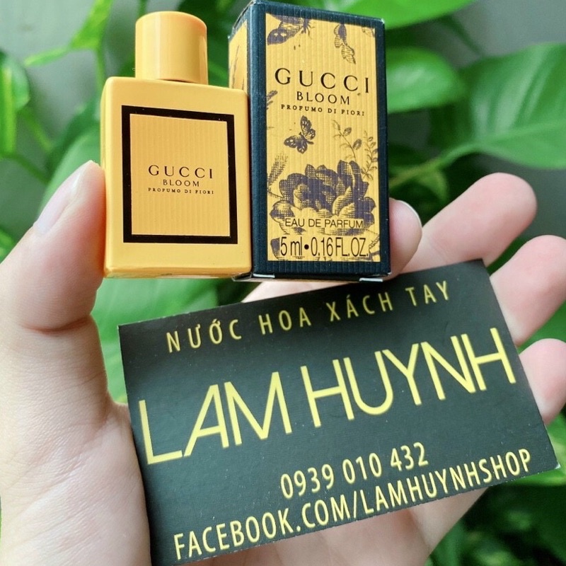 [ giá sỉ ] Nước hoa mini GUCCI BLOOM PROFUMO DI FIORI vàng 5ml