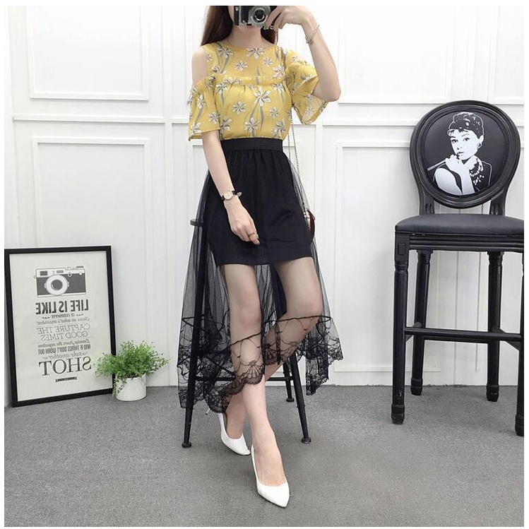 Chân váy lưới cổ tích free size dễ thương VAY90