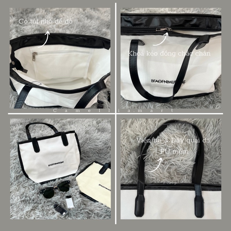 Túi Xách BFAO Đeo Vai Kẹp Nách Cầm Tay Túi Tote Hot Hit Uzzlang Đi Làm Đi Chơi Công Sở Phong Cách Hàn Quốc