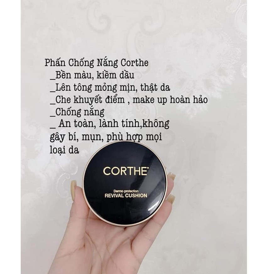 Phấn Nước Corthe Chống Nắng, Bền Màu, Kiềm Dầu, Căng Bóng Che Phủ Cao SPS50 PA++