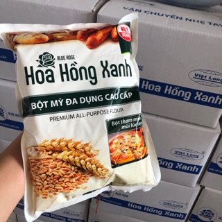1kg Bột Mì Bông Hồng Xanh cao cấp làm bánh mì, bánh bao, bánh gối, bánh gato