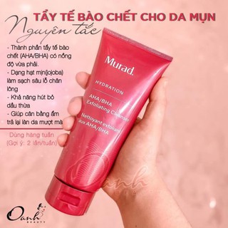 Sữa rửa mặt tẩy tế bào chết Murad AHA/BHA Exfoliating Cleanser