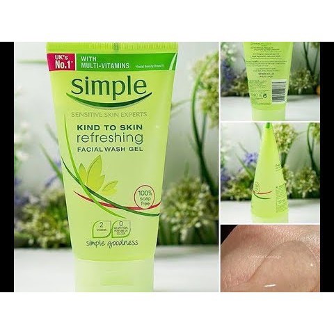 [ AUTH ]:  Combo sữa rửa mặt và Toner Simple lựa chọn hoàn hảo cho da mụn