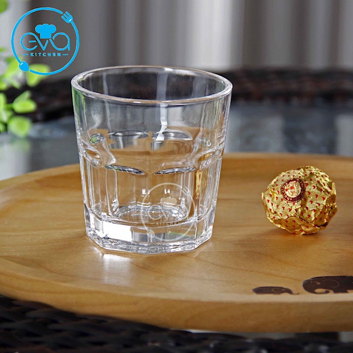 Bộ 6 ly thủy tinh 8 Góc Uống Trà Đá 280 Ml TVP-KH389