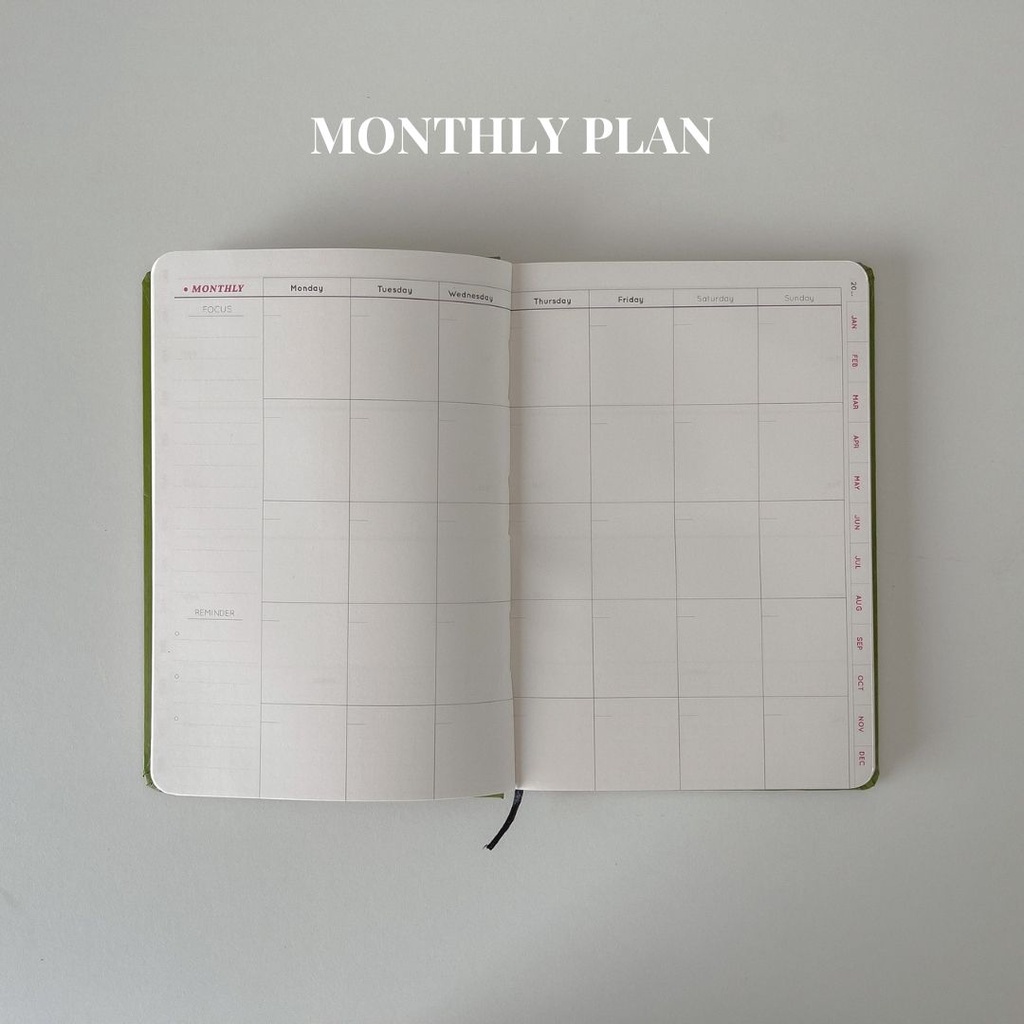 Sổ lịch Crabit Planner 2022 - Xanh đậm Essex Green planner