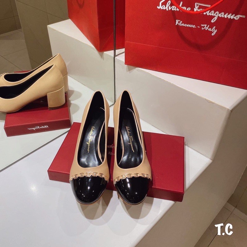 Giày cao gót svt viền xích 5p fullbox