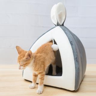 [Sản phẩm HOT] Ổ Nệm Cho Mèo Tai Thỏ Đáng Yêu